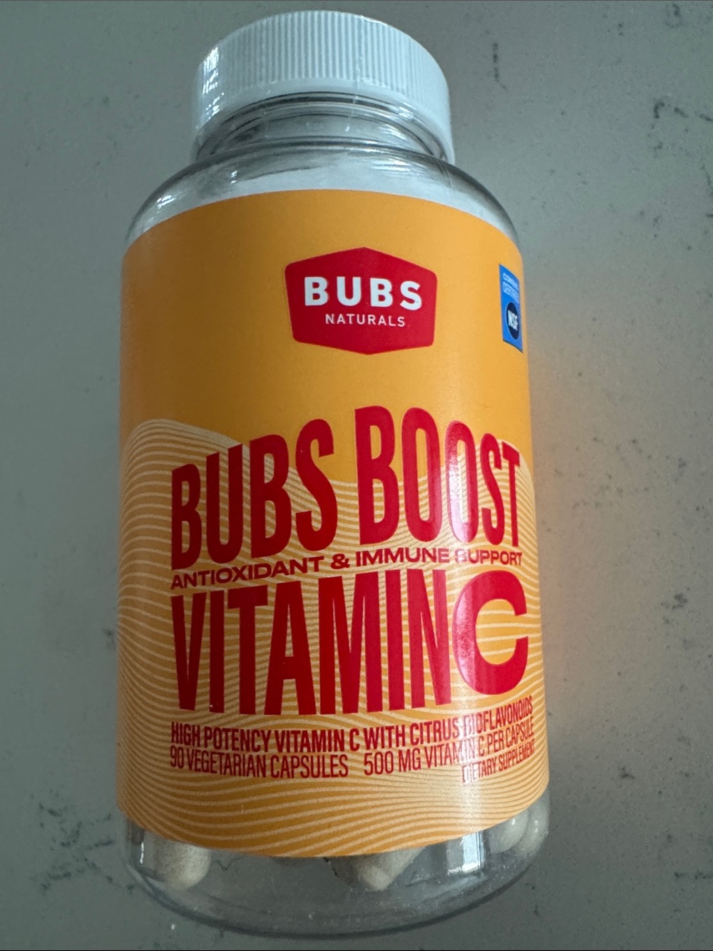 Bubs Boost Vitamin C Supplement - Orange
